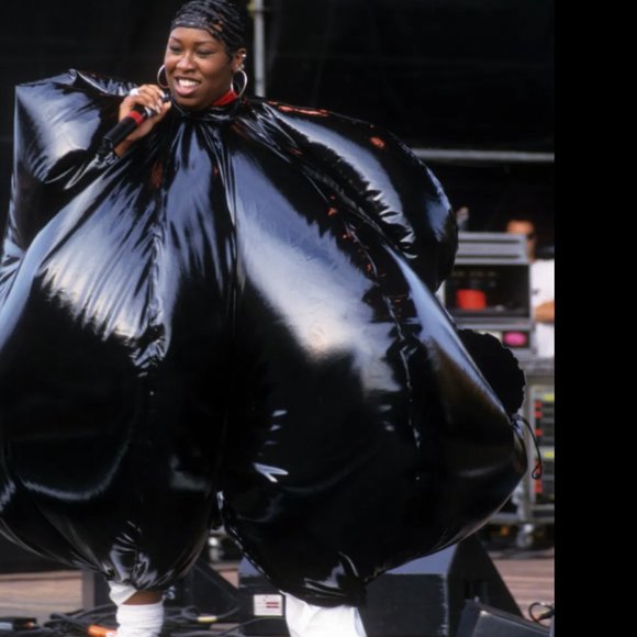 Vintage GAP Y2K Missy Elliott Style Shiny Puffer - Picture 3 of 10